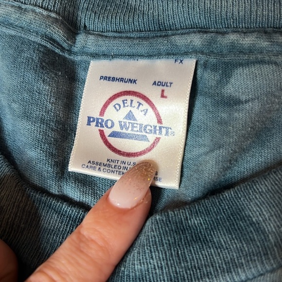 Boho Wolf Motorcycle Graphic Tee Delta Pro Weight Biker Roses Feathers USA Made - Picture 7 of 8